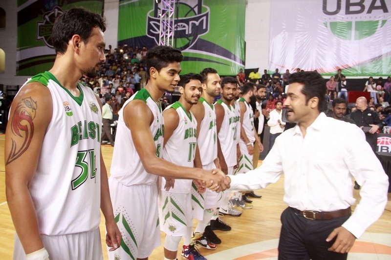 Actor Surya Felicitates UBA Pro Basketball Players in Sathyabama University Photos | Picture 1477605
