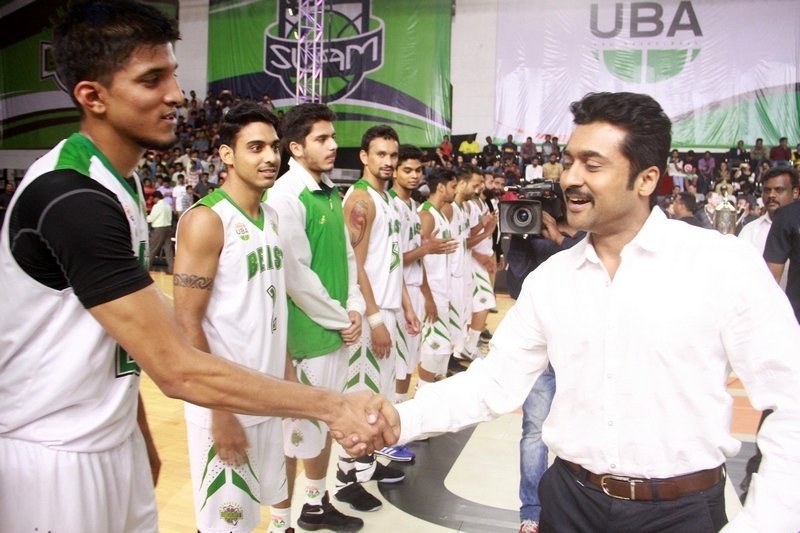 Actor Surya Felicitates UBA Pro Basketball Players in Sathyabama University Photos | Picture 1477607