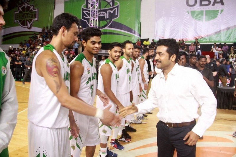 Actor Surya Felicitates UBA Pro Basketball Players in Sathyabama University Photos | Picture 1477606