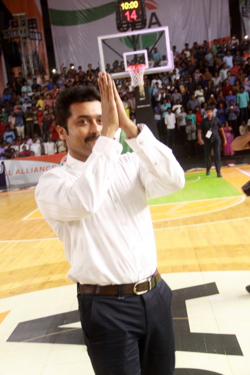 Actor Surya Felicitates UBA Pro Basketball Players in Sathyabama University Photos | Picture 1477591
