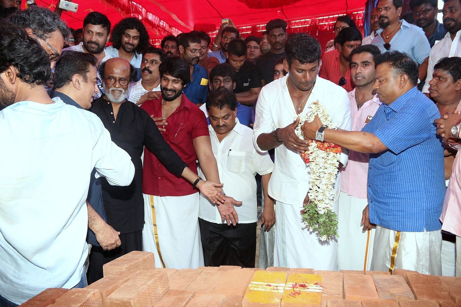 Nadigar Sangam New Building Foundation Laying Ceremony Photos | Picture 1489937