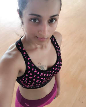 Actress Trisha Krishnan Workout Photos