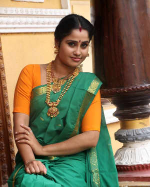 Actress Jismy Stills at Siva Manasula Pushpa Shooting Spot | Picture 1527364