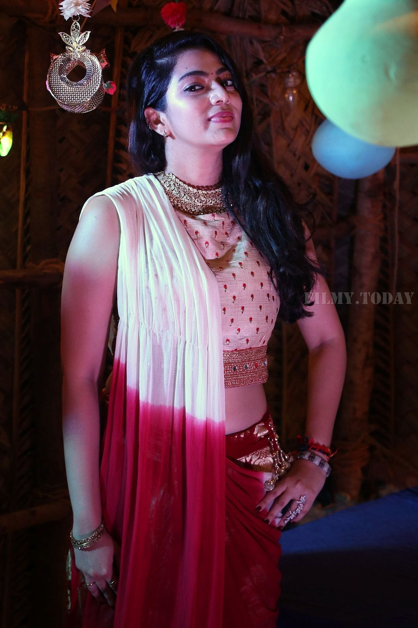 Actress Saara Deva Photoshoot during Vishal Sister Wedding Reception | Picture 1527346