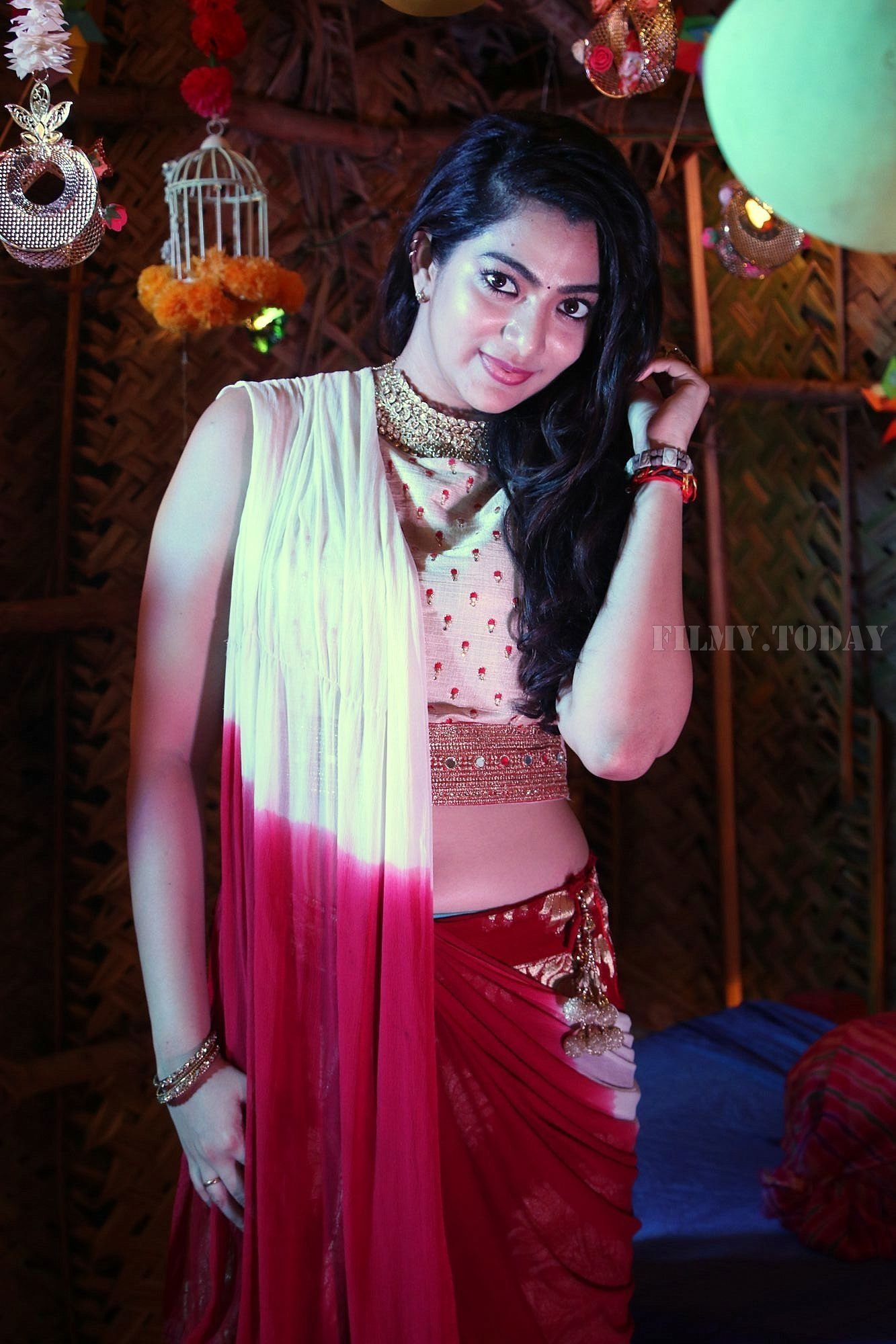 Actress Saara Deva Photoshoot during Vishal Sister Wedding Reception | Picture 1527343
