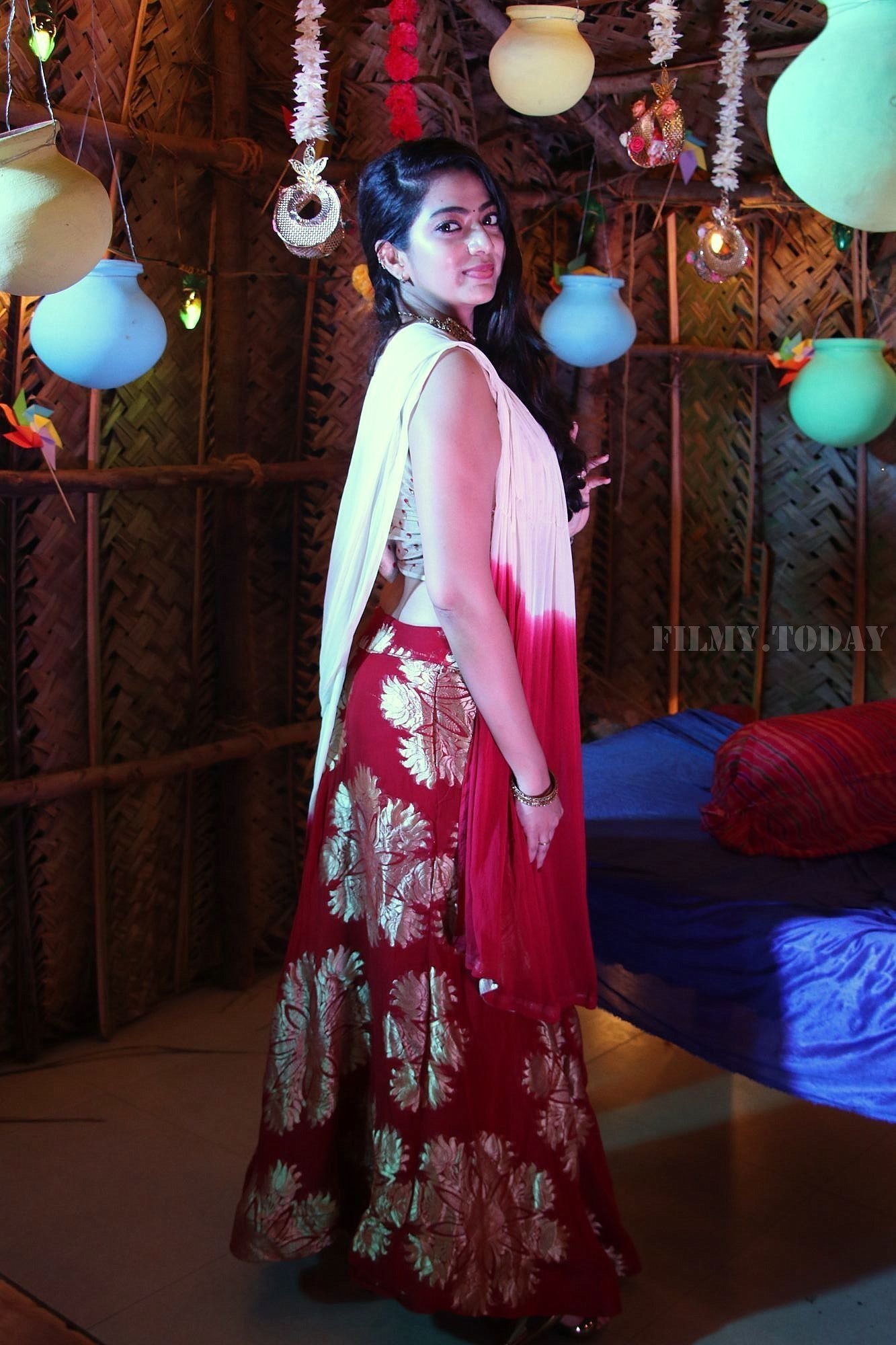 Actress Saara Deva Photoshoot during Vishal Sister Wedding Reception | Picture 1527351