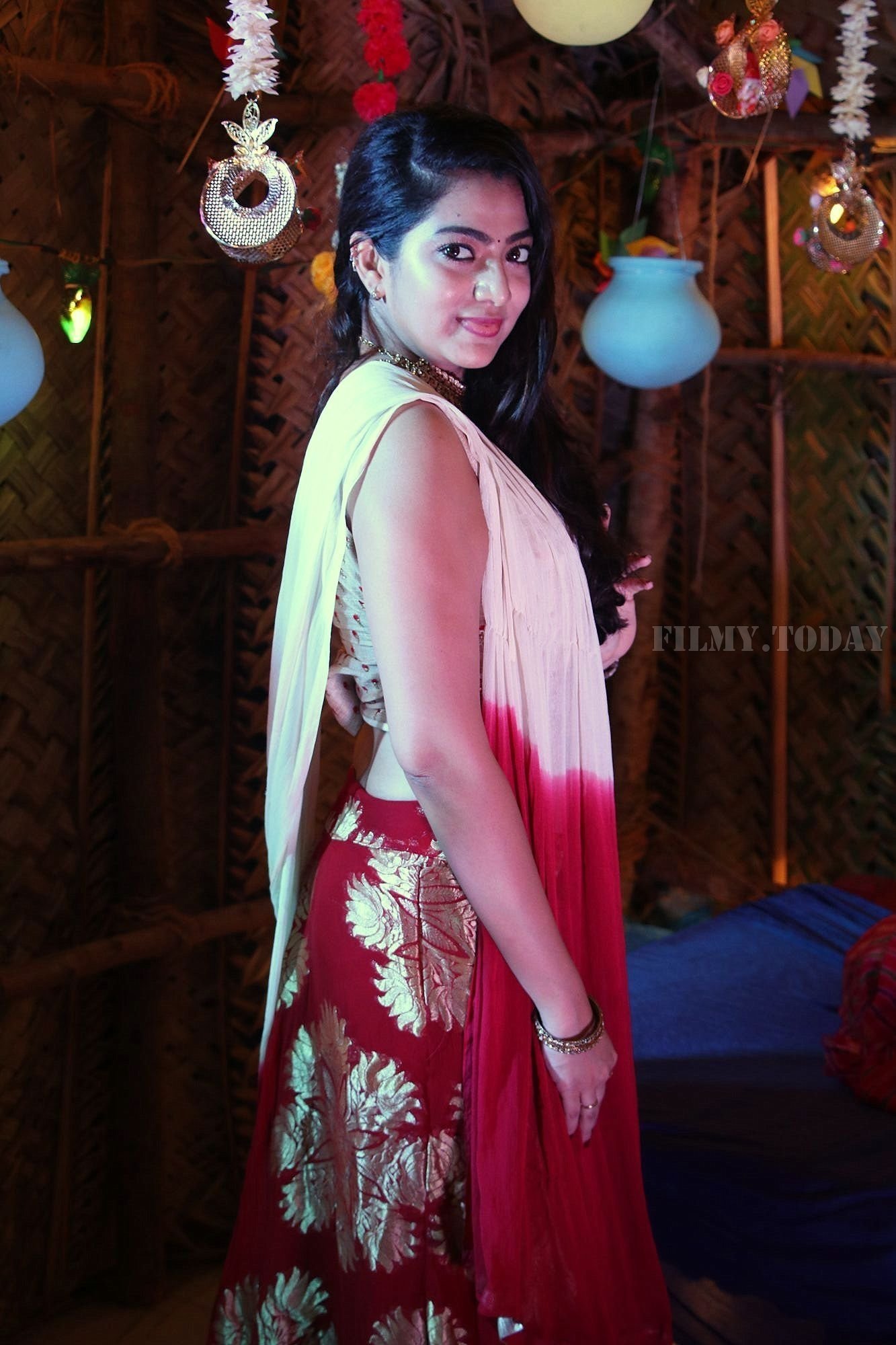 Actress Saara Deva Photoshoot during Vishal Sister Wedding Reception | Picture 1527352