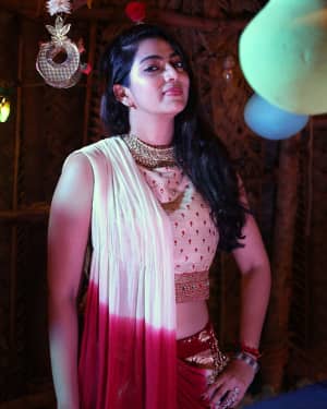 Actress Saara Deva Photoshoot during Vishal Sister Wedding Reception | Picture 1527346