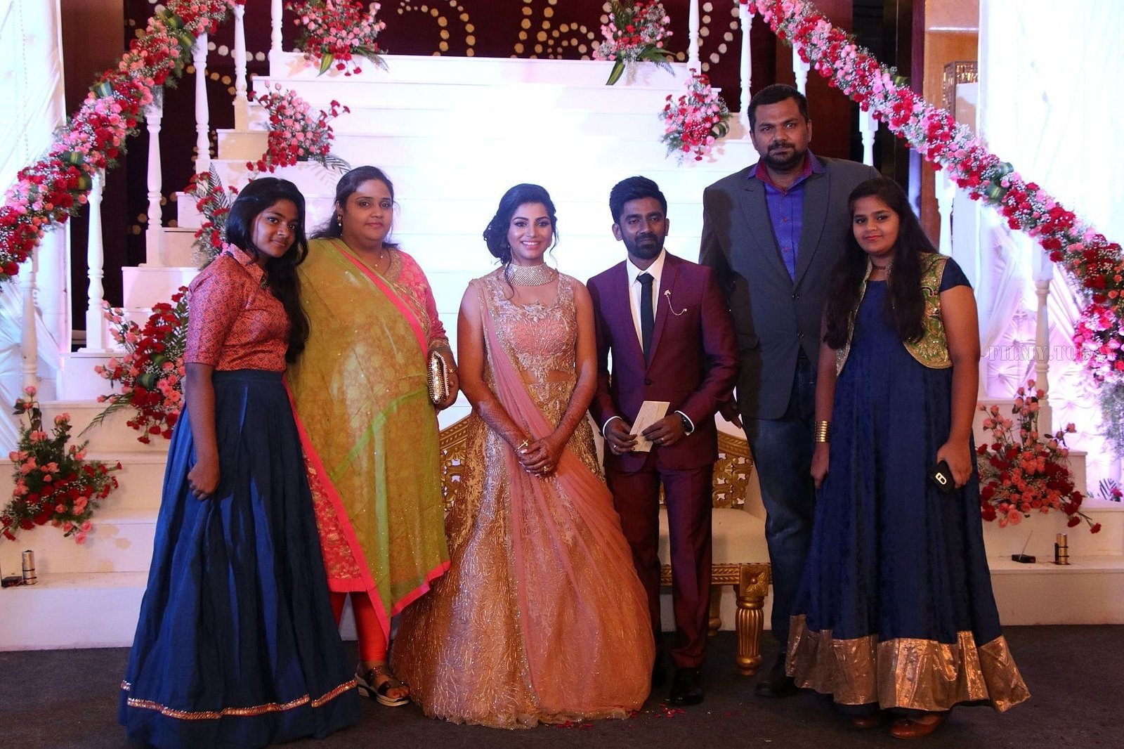 Music Director Dharan Kumar - Actress Deekshitha Wedding Reception Photos | Picture 1528388