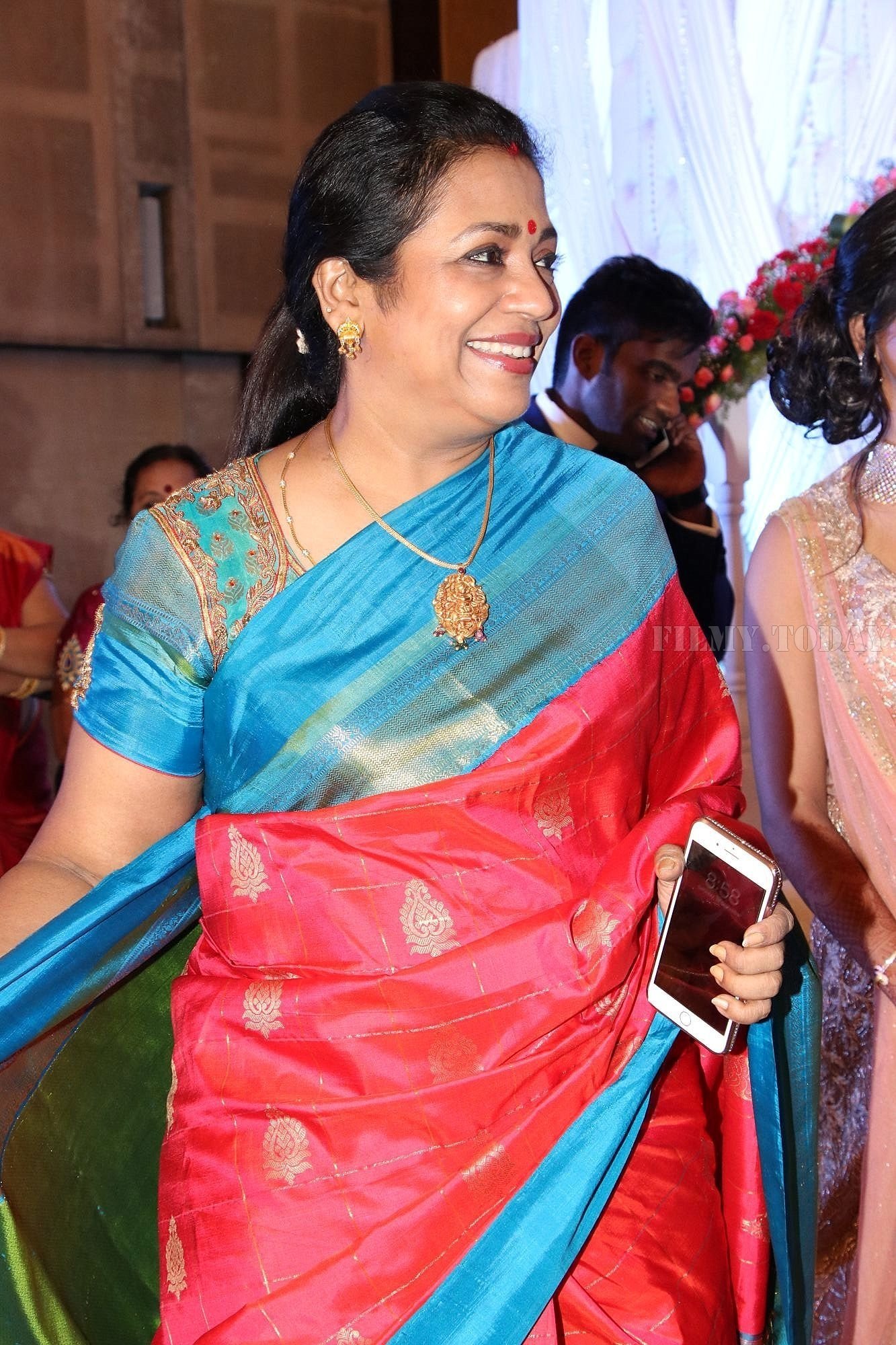 Poornima Bhagyaraj - Music Director Dharan Kumar - Actress Deekshitha Wedding Reception Photos | Picture 1528430