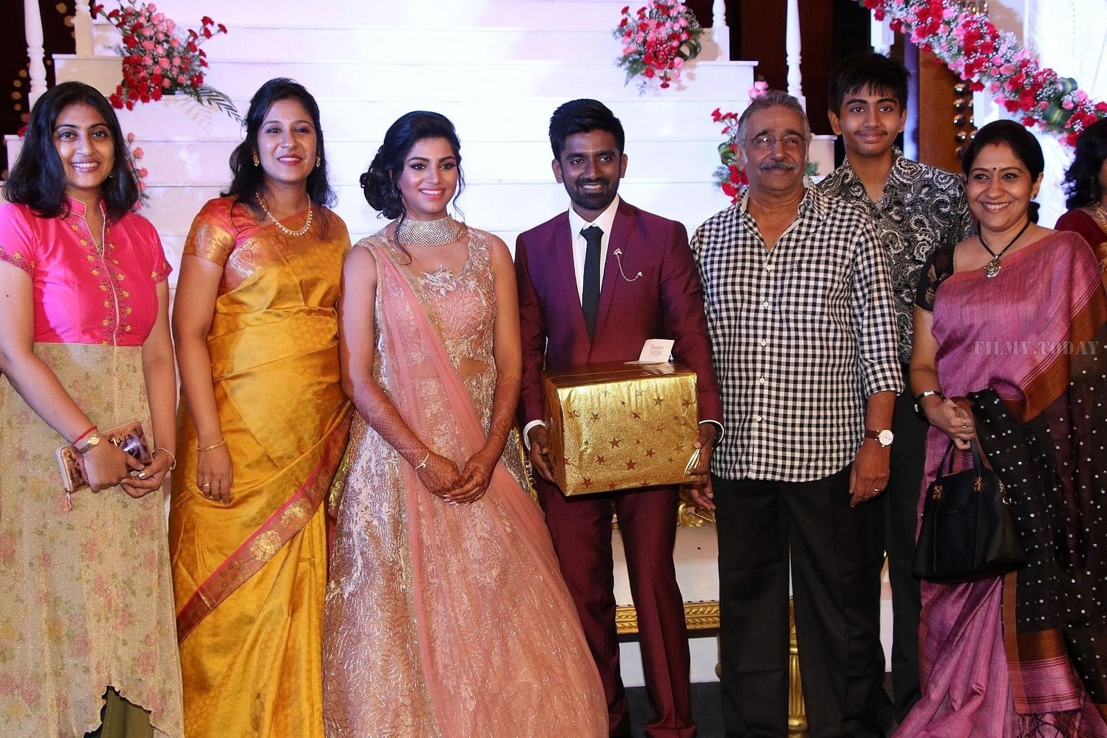 Music Director Dharan Kumar - Actress Deekshitha Wedding Reception Photos | Picture 1528440