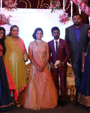 Music Director Dharan Kumar - Actress Deekshitha Wedding Reception Photos | Picture 1528388