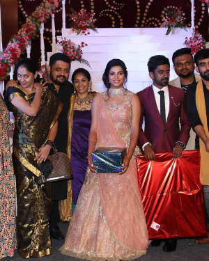 Music Director Dharan Kumar - Actress Deekshitha Wedding Reception Photos | Picture 1528486