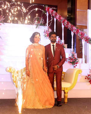 Music Director Dharan Kumar - Actress Deekshitha Wedding Reception Photos | Picture 1528358