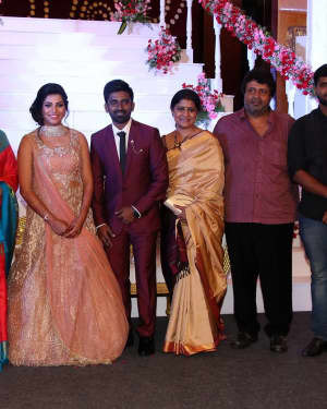 Music Director Dharan Kumar - Actress Deekshitha Wedding Reception Photos | Picture 1528428
