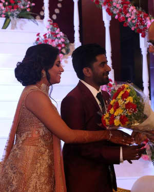 Music Director Dharan Kumar - Actress Deekshitha Wedding Reception Photos | Picture 1528360