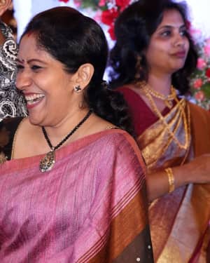 Music Director Dharan Kumar - Actress Deekshitha Wedding Reception Photos | Picture 1528439