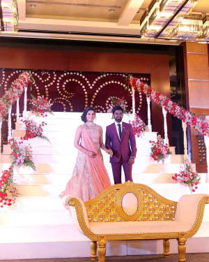 Music Director Dharan Kumar - Actress Deekshitha Wedding Reception Photos | Picture 1528355