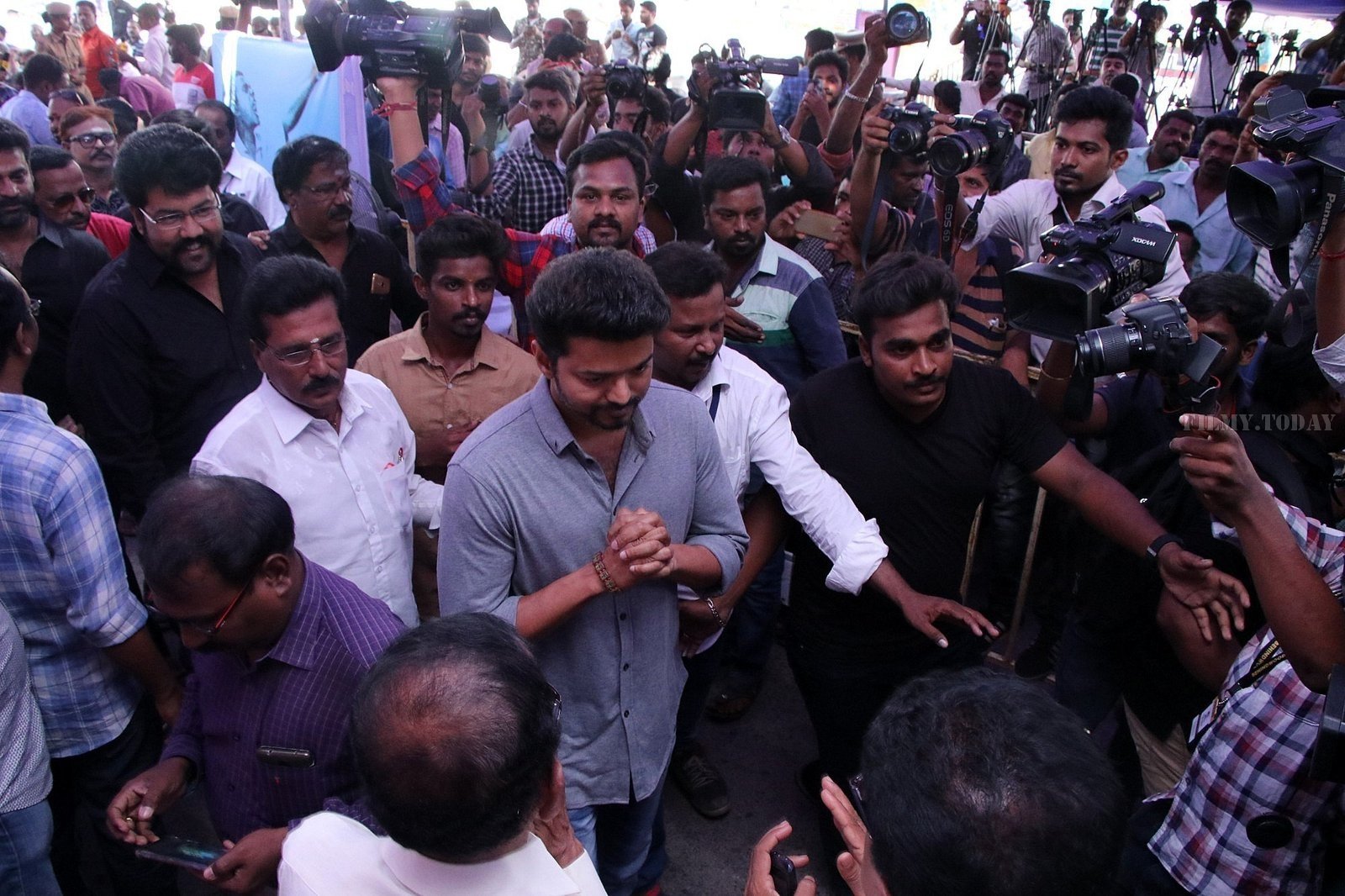 Vijay - Photos: Tamil Film Industry's protest against Sterlite and Cauvery Issue | Picture 1575902