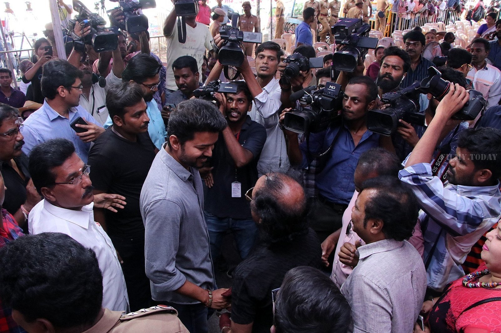 Vijay - Photos: Tamil Film Industry's protest against Sterlite and Cauvery Issue | Picture 1575904