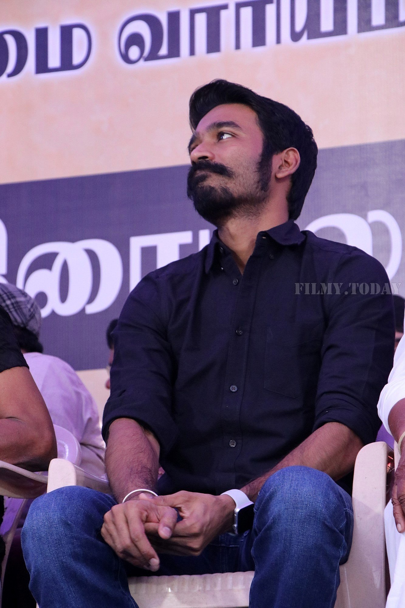 Dhanush - Photos: Tamil Film Industry's protest against Sterlite and Cauvery Issue | Picture 1575991