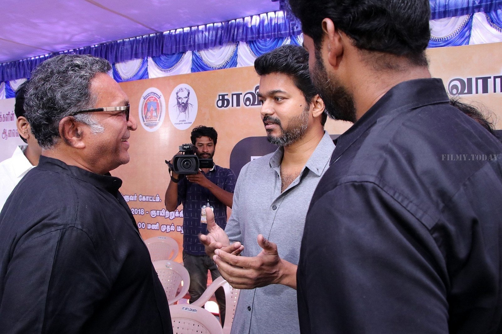 Vijay - Photos: Tamil Film Industry's protest against Sterlite and Cauvery Issue | Picture 1575906