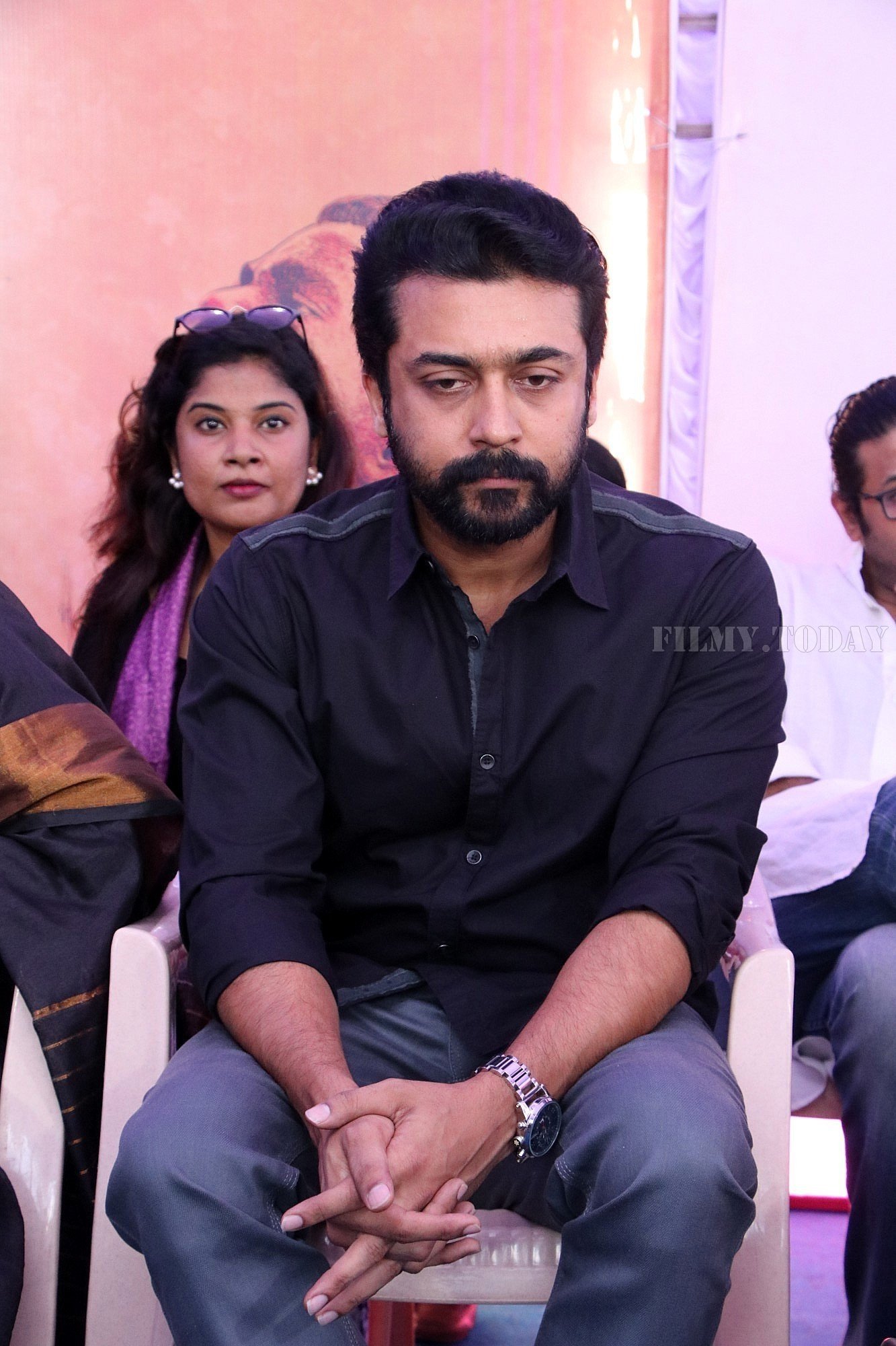 Suriya - Photos: Tamil Film Industry's protest against Sterlite and Cauvery Issue | Picture 1575944