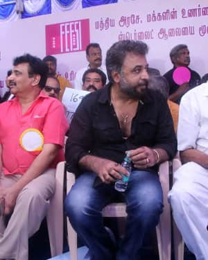 Photos: Tamil Film Industry's protest against Sterlite and Cauvery Issue | Picture 1576017