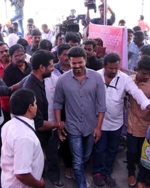 Vijay - Photos: Tamil Film Industry's protest against Sterlite and Cauvery Issue | Picture 1575901