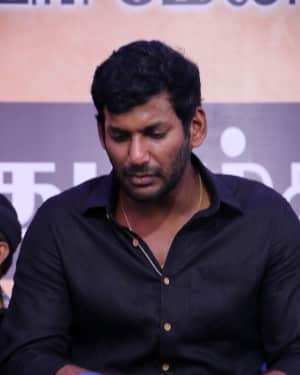 Vishal Krishna - Photos: Tamil Film Industry's protest against Sterlite and Cauvery Issue | Picture 1575956