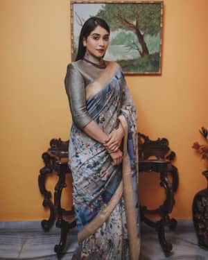 Photos: Regina Cassandra in a Saree for a TV interview in chennai | Picture 1557961