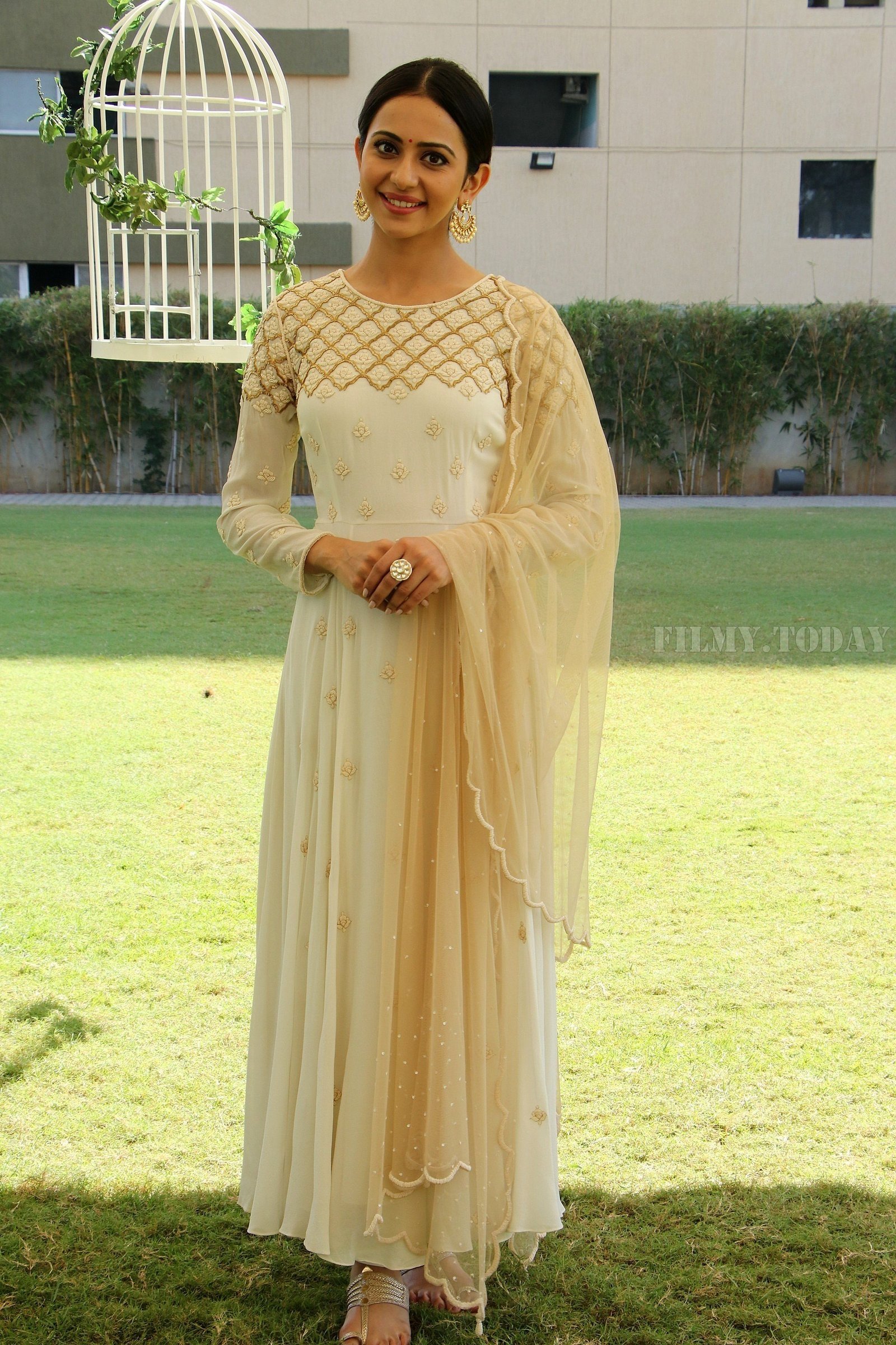 Actress Rakul Preet Singh at Karthi 17 Movie Pooja Stills | Picture 1569250