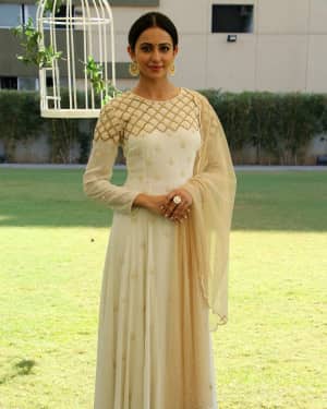 Actress Rakul Preet Singh at Karthi 17 Movie Pooja Stills | Picture 1569254
