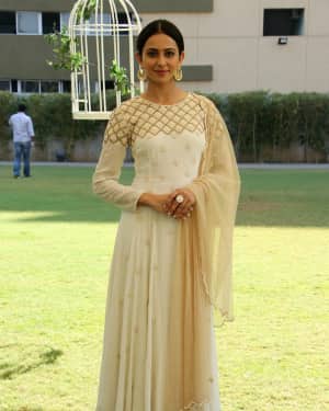 Actress Rakul Preet Singh at Karthi 17 Movie Pooja Stills | Picture 1569256