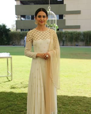 Actress Rakul Preet Singh at Karthi 17 Movie Pooja Stills | Picture 1569248