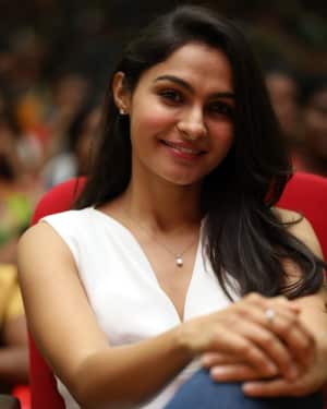 Actress Andrea Jeremiah Stills at Women’s Day Celebrations at Jeppiaar Engineering College