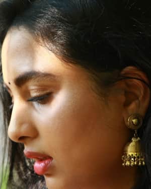 Srushti Dange Photos at Arjuna Movie Pooja | Picture 1596833