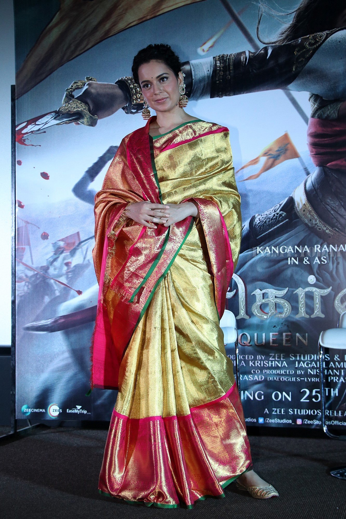 Kangana Ranaut Photos at Manikarnika Tamil Version Trailer Launch | Picture 1619779