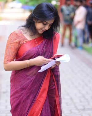 Anna Reshma Rajan during a Movie Pooja Photos | Picture 1526215