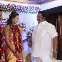 Wedding Reception of Jayalakshmi and Vinay Kumar Chowdhary at FNCC Photos