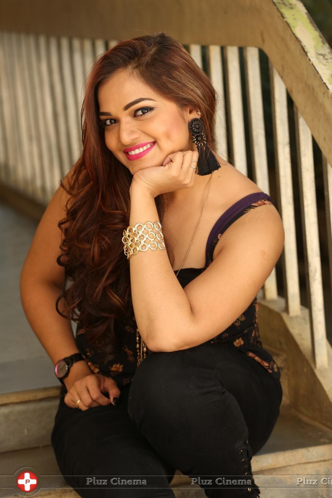 Aswini Poses in Black Dress Photos | Picture 1455971