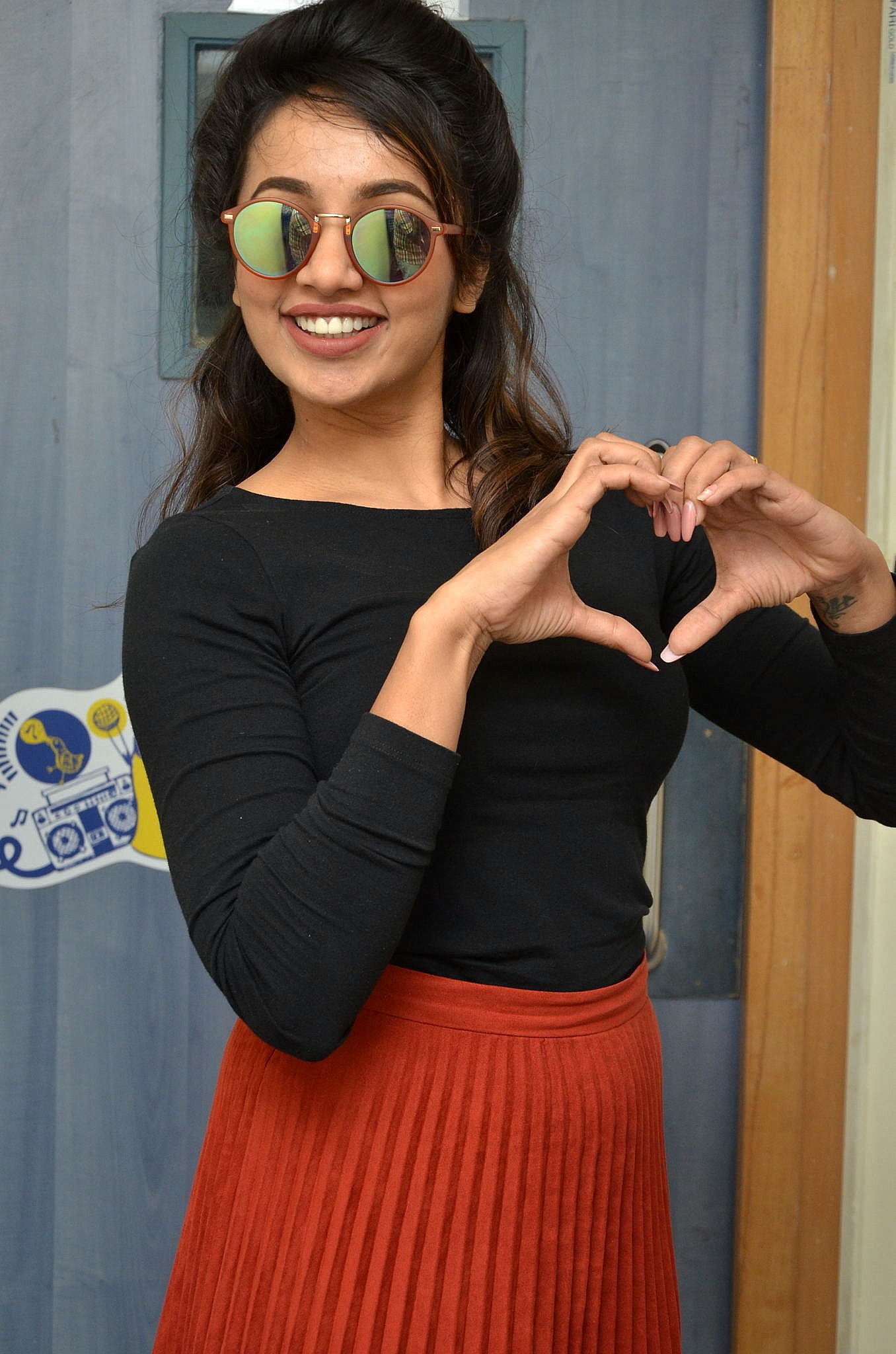 Tejaswi Madivada during Babu Baga Busy 4th Song Launch at BIG FM Photos | Picture 1489998