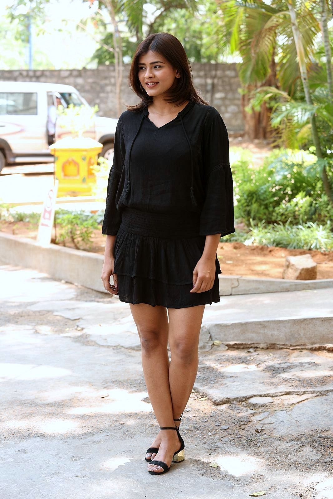 Actress Hebah Patel Hot at Angel Movie Teaser Launch Photos | Picture 1494196
