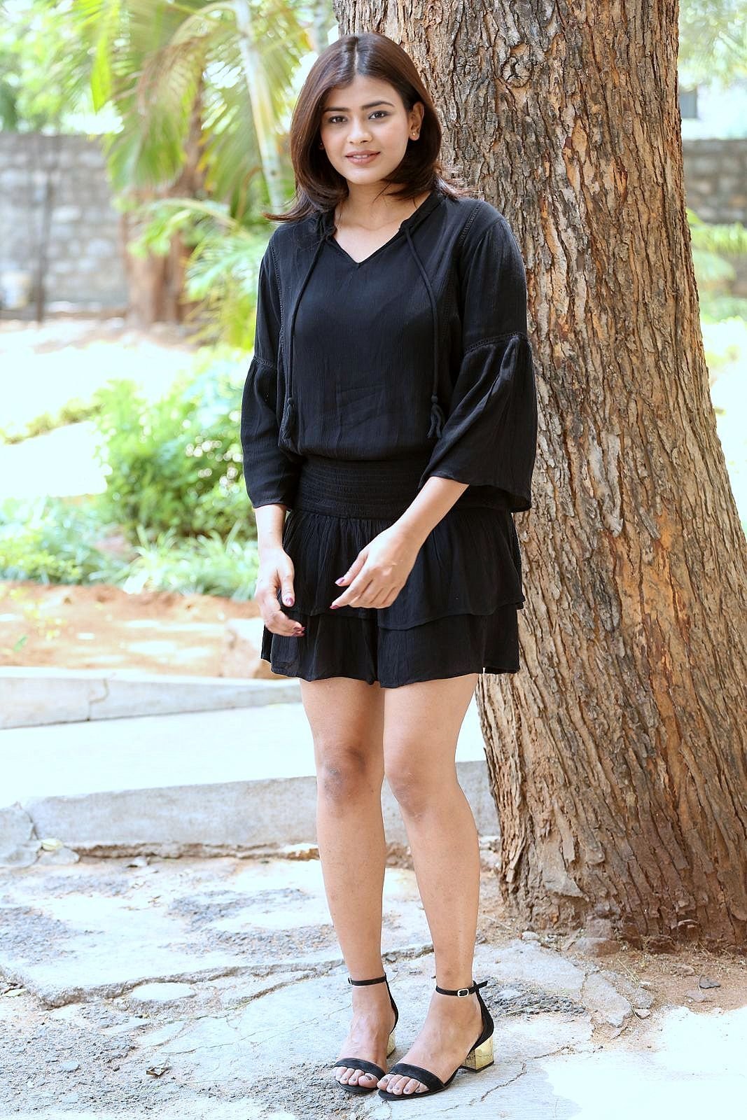 Actress Hebah Patel Hot at Angel Movie Teaser Launch Photos | Picture 1494221