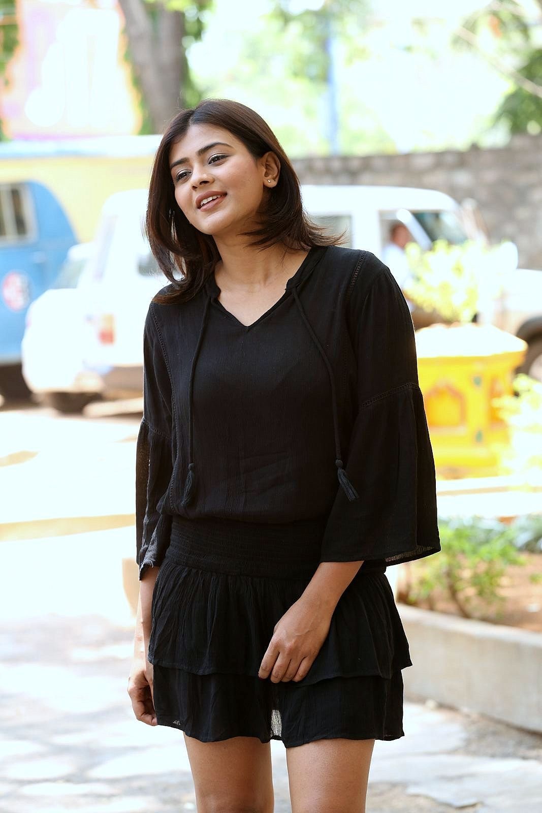 Actress Hebah Patel Hot at Angel Movie Teaser Launch Photos | Picture 1494193
