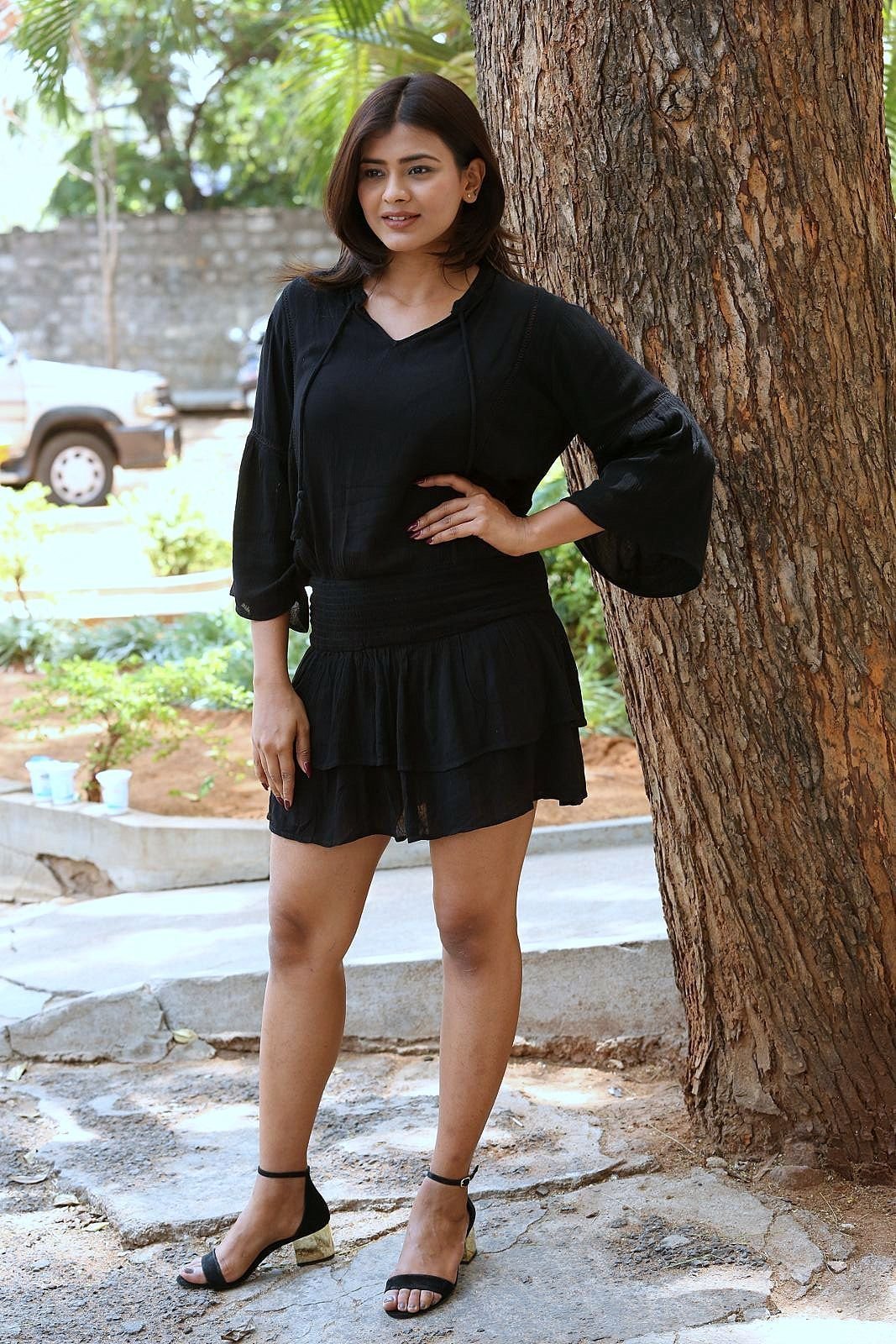 Actress Hebah Patel Hot at Angel Movie Teaser Launch Photos | Picture 1494199