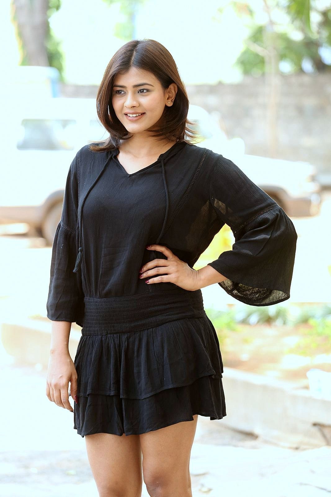Actress Hebah Patel Hot at Angel Movie Teaser Launch Photos | Picture 1494192