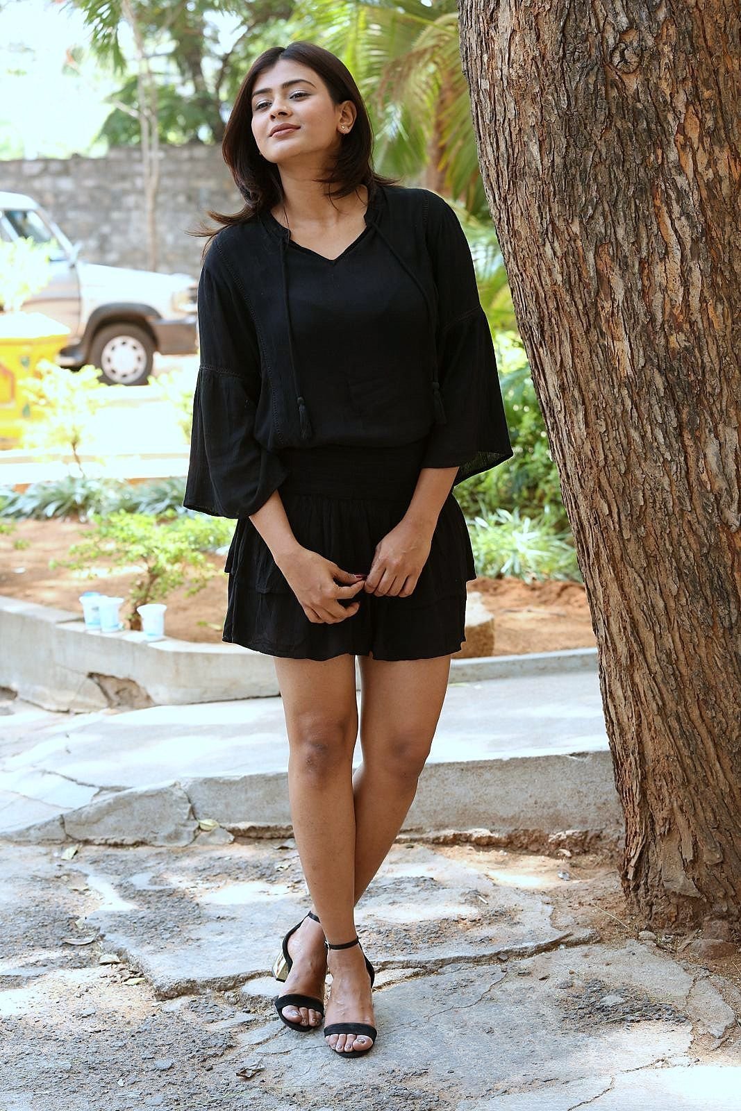 Actress Hebah Patel Hot at Angel Movie Teaser Launch Photos | Picture 1494203