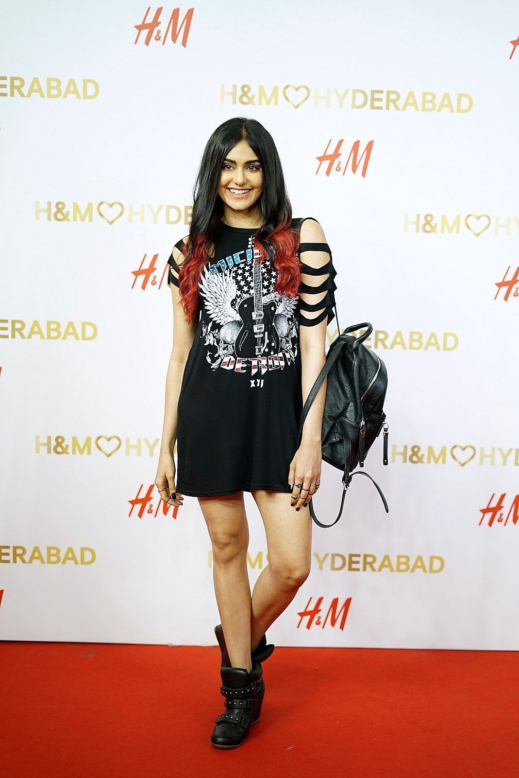 Actress Adah Sharma at the red carpet of H&M VIP Party Photos | Picture 1494573
