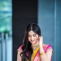Adah Sharma Cute Photoshoot During Launch Of Saree Niketan